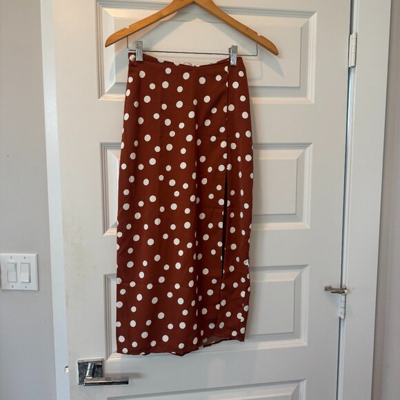 Abercrombie Slip Skirt with Slit - Picture 2 of 4